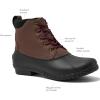 imageLands End Dakota Waterproof Boots for Men  Insulated Warm Mens Duck Boots Black or Brown Size 7 to 15 Medium and Extra Wide Width  Winter Snow or Rain Boots MenRich Coffee Brown