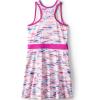 imageLands End Girls Athletic Active Tank Top DressPink Multi Ikat