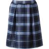 imageLands End School Uniform Womens Plaid Pleated Skort Top of KneeClassic Navy Plaid