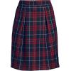 imageLands End School Uniform Womens Plaid Skort Top of KneeClassic Navy Large Plaid