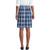 imageLands End School Uniform Womens Plaid Skort Top of KneeClear Blue Plaid