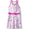 imageLands End Girls Athletic Active Tank Top DressPink Multi Ikat