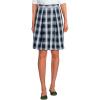 imageLands End School Uniform Womens Plaid Skort Top of KneeWhite Plaid