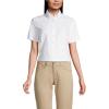 imageLands End Womens Short Sleeve Oxford Dress ShirtWhite