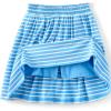 imageLands End Girls Smocked SkortsBlue Surf Stripes