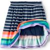 imageLands End Girls Smocked SkortsNavy Multi Stripes