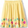 imageLands End Girls Smocked SkortsYellow Daffodils