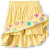 imageLands End Girls Smocked SkortsYellow Daffodils