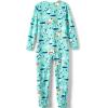 imageLands End Kids Footed Fleece SleeperBlue