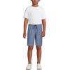 imageLands End Kids Pull On Chambray Elastic Waist ShortsClassic Blue Chambray