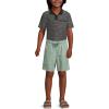 imageLands End Kids Pull On Chambray Elastic Waist ShortsWashed Green