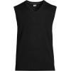 imageLands End Mens Fine Gauge Cotton VestBlack