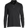 imageLands End Mens Long Sleeve Supima Cotton Polo ShirtBlack