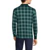 imageLands End Mens Long Sleeve Supima Cotton Polo ShirtDeep Balsam Plaid