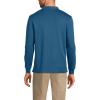 imageLands End Mens Long Sleeve Supima Cotton Polo ShirtEvening Blue