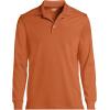 imageLands End Mens Long Sleeve Supima Cotton Polo ShirtFresh Cinnamon