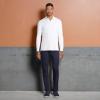 imageLands End Mens Long Sleeve Supima Cotton Polo ShirtWhite