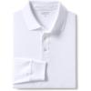 imageLands End Mens Long Sleeve Supima Cotton Polo ShirtWhite