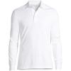 imageLands End Mens Long Sleeve Supima Cotton Polo ShirtWhite