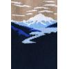 imageLands End Mens Novelty Crew SocksDeep Sea NavyFlax Mountain