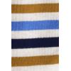 imageLands End Mens Novelty Crew SocksIvoryAged Gold Rugby Stripe