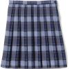 imageLands End School Uniform Girls Plaid Pleated Skirt Below The KneeClassic Navy Plaid