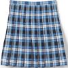 imageLands End School Uniform Girls Plaid Pleated Skirt Below The KneeClear Blue Plaid