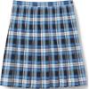 imageLands End School Uniform Girls Plaid Pleated Skirt Below The KneeClear Blue Plaid