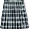 imageLands End School Uniform Girls Plaid Pleated Skirt Below The KneeWhite Plaid