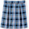 imageLands End School Uniform Girls Plaid Skort Top of KneeClear Blue Plaid