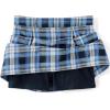 imageLands End School Uniform Girls Plaid Skort Top of KneeClear Blue Plaid