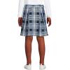 imageLands End School Uniform Girls Plaid Skort Top of KneeClear Blue Plaid