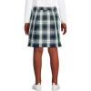 imageLands End School Uniform Girls Plaid Skort Top of KneeWhite Plaid