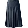 imageLands End School Uniform Womens Solid Pleated Skirt Below The KneeClassic Navy