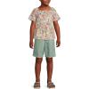 imageLands End Kids Pull On Chambray Elastic Waist ShortsWashed Green