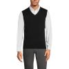 imageLands End Mens Fine Gauge Cotton VestBlack