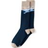 imageLands End Mens Novelty Crew SocksDeep Sea NavyFlax Mountain