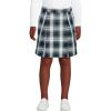 imageLands End School Uniform Girls Plaid Skort Top of KneeWhite Plaid