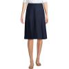 imageLands End School Uniform Womens Solid Pleated Skirt Below The KneeClassic Navy