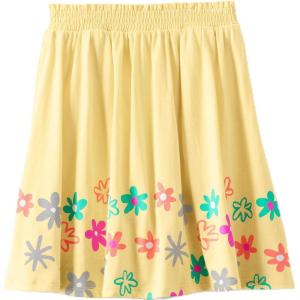 imageLands End Girls Smocked SkortsYellow Daffodils