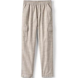 imageLands End Girls Woven Pull On Utility Cargo PantsKhaki