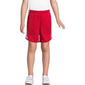 imageLands End School Uniform Girls Mesh Athletic Gym ShortsRed