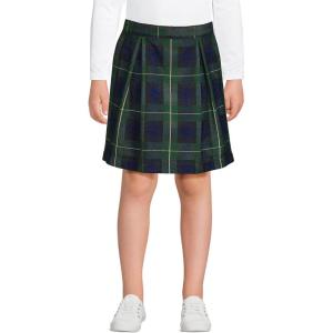 imageLands End School Uniform Girls Plaid Skort Top of KneeHunterClassic Navy Plaid