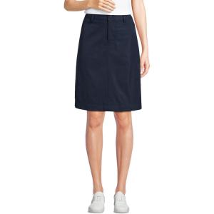 imageLands End School Uniform Womens Active Chino Skort Top of The KneeClassic Navy