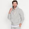 imageLands End Mens Long Sleeve Serious Sweats Pullover HoodieGray Heather