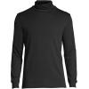 imageLands End Mens Supima Cotton Turtleneck ShirtBlack