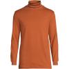 imageLands End Mens Supima Cotton Turtleneck ShirtFresh Cinnamon