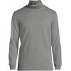 imageLands End Mens Supima Cotton Turtleneck ShirtPewter Heather