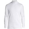 imageLands End Mens Supima Cotton Turtleneck ShirtWhite