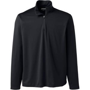 imageLands End Unisex Rapid Dry Quarter Zip PulloverBlack